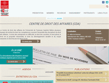 Tablet Screenshot of cda.ut-capitole.fr