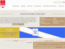 Tablet Screenshot of idprive.ut-capitole.fr